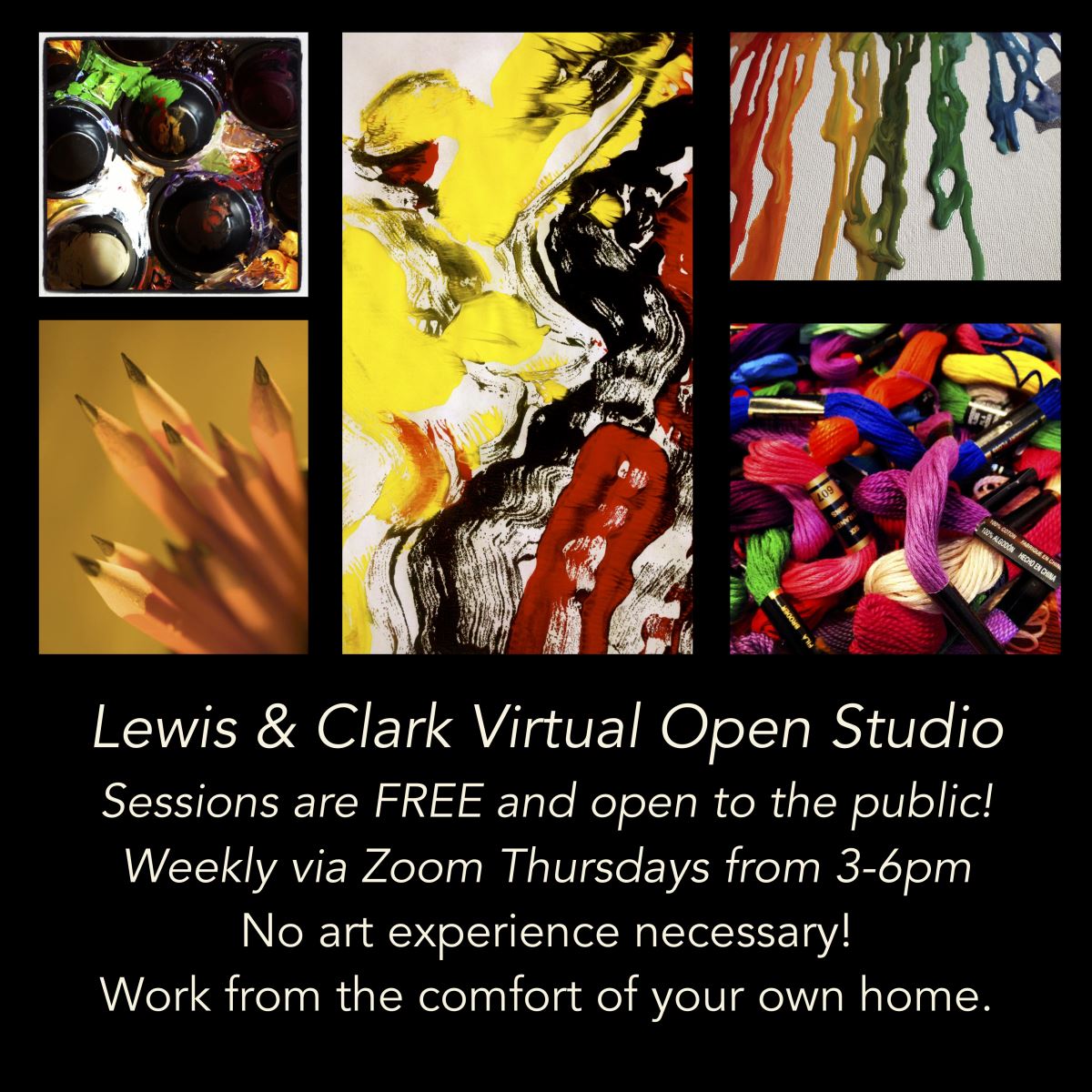 Art Therapy Virtual Open Studio New